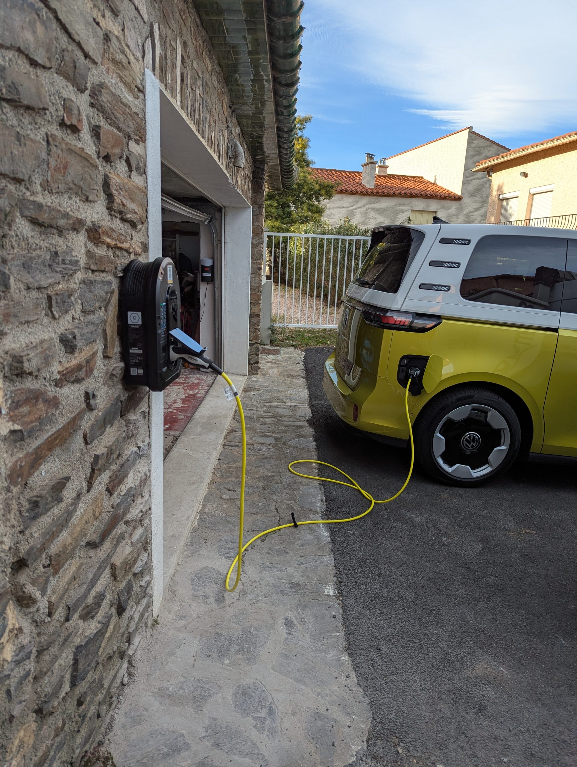 Borne de recharge avec revente de l'électricité